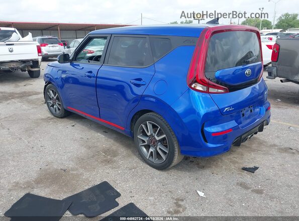 KNDJ53AF6M7768573 2021 KIA SOUL Blue უკანა მარცხენა