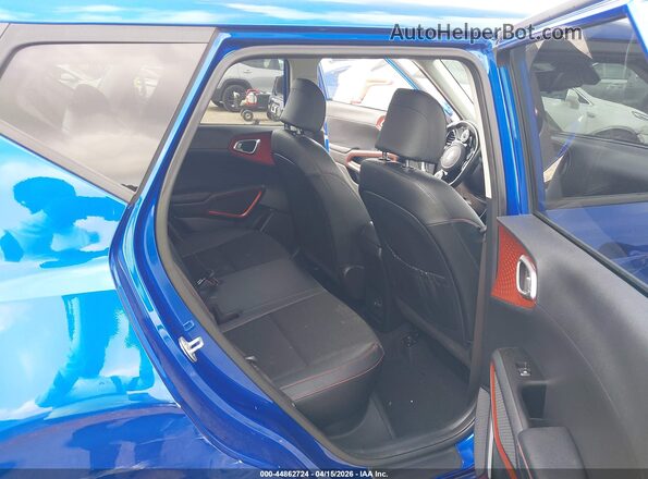 KNDJ53AF6M7768573 2021 KIA SOUL Blue VIN კოდის სტიკერის ხედი