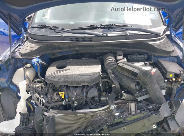KNDJ53AF6M7768573 2021 KIA SOUL Blue უკანა ხედი