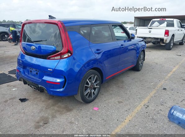 KNDJ53AF6M7768573 2021 KIA SOUL Blue უკანა მარჯვენა