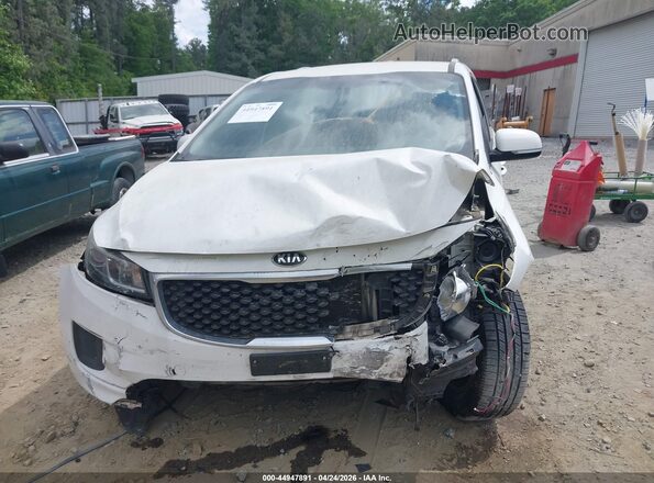 KNDMB5C10G6172226 2016 KIA SEDONA White წინა პანელის ხედი