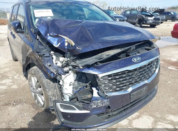 KNDMB5C10M6671779 2021 KIA SEDONA Dark Blue Front view