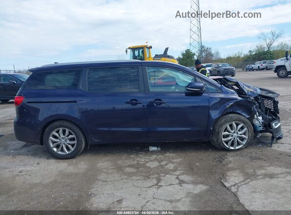 KNDMB5C10M6671779 2021 KIA SEDONA Dark Blue Rear interior view