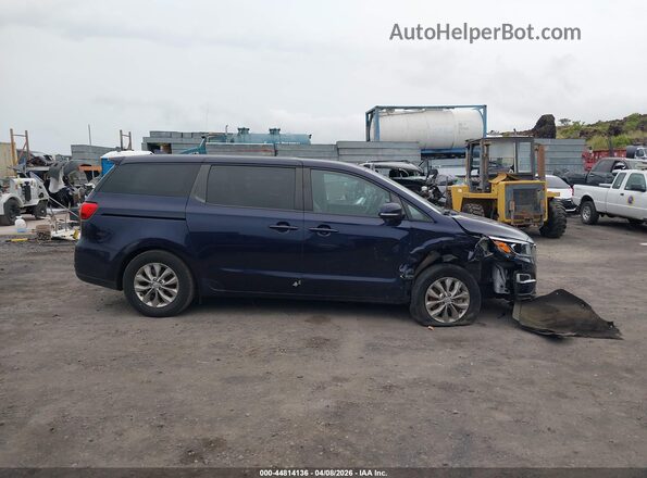 KNDMB5C12L6658160 2020 KIA SEDONA Blue Instrument cluster view