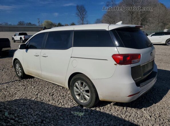KNDMB5C13H6238432 2017 KIA SEDONA Белый Задняя левая четверть