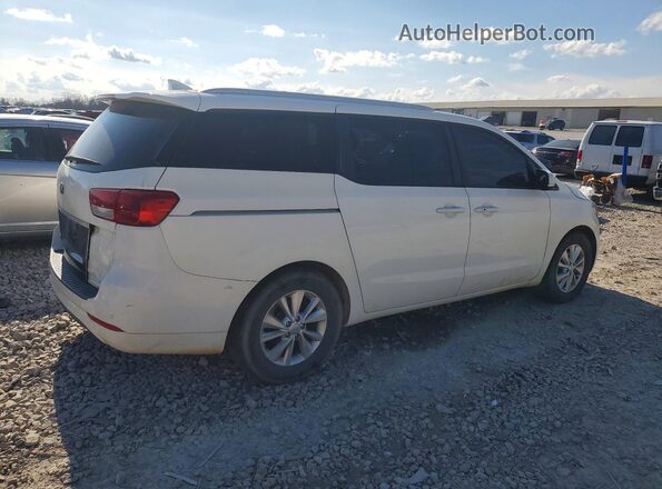 KNDMB5C13H6238432 2017 KIA SEDONA Белый Задняя правая четверть