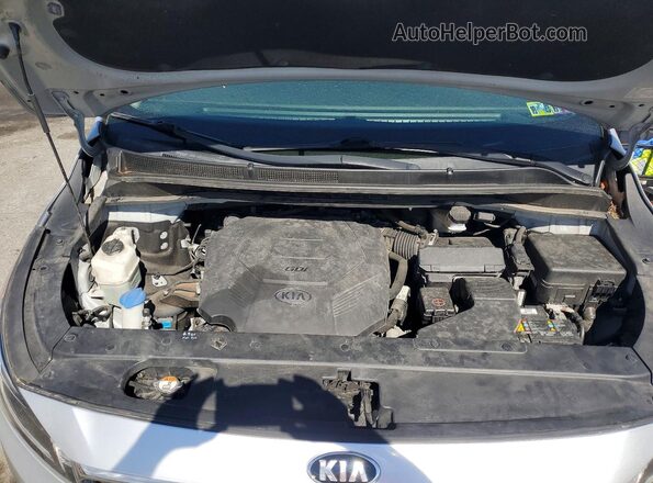KNDMB5C13K6517659 2019 KIA SEDONA Silver Engine compartment view