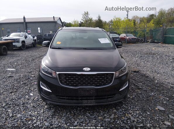 KNDMB5C13L6580777 2020 KIA SEDONA Black ხელსაწყოთა პანელის ხედი