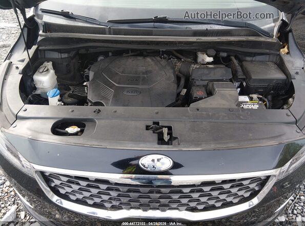 KNDMB5C13L6580777 2020 KIA SEDONA Black უკანა ხედი