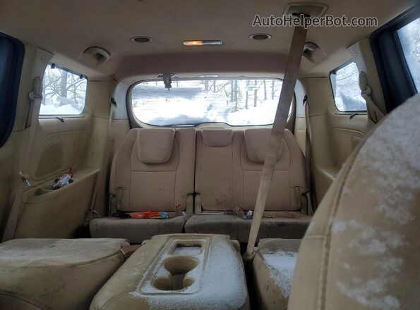KNDMB5C14G6090113 2016 KIA SEDONA Beige Widok tylnych siedzeń