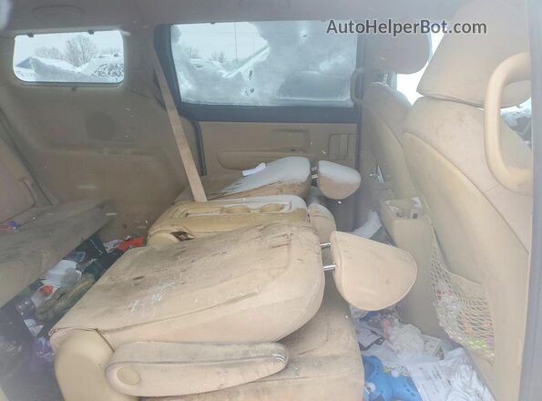 KNDMB5C14G6090113 2016 KIA SEDONA Beige Widok wnętrza z tyłu