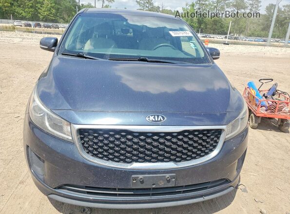 KNDMB5C14H6219825 2017 KIA SEDONA Blue Vista frontal