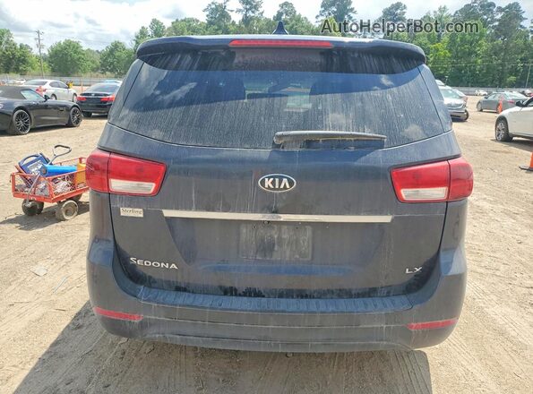KNDMB5C14H6219825 2017 KIA SEDONA Blue Vista trasera