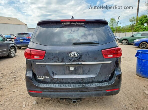 KNDMB5C14K6526645 2019 KIA SEDONA Black უკანა ხედი