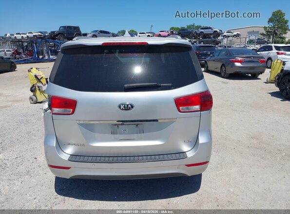 KNDMB5C15H6265258 2017 KIA SEDONA Silver 