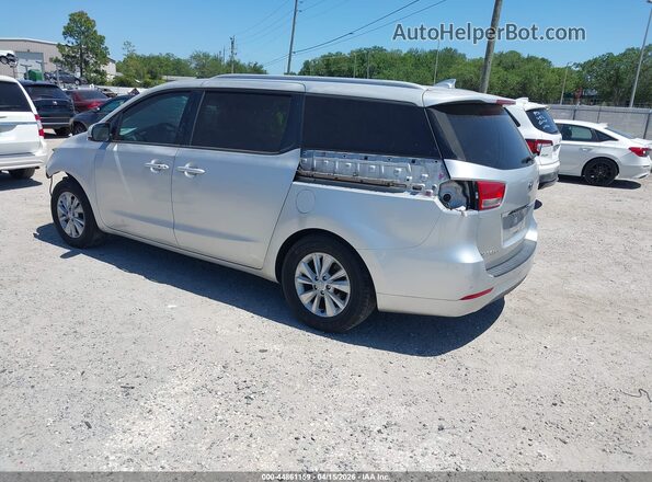 KNDMB5C15H6265258 2017 KIA SEDONA Silver Tył lewy