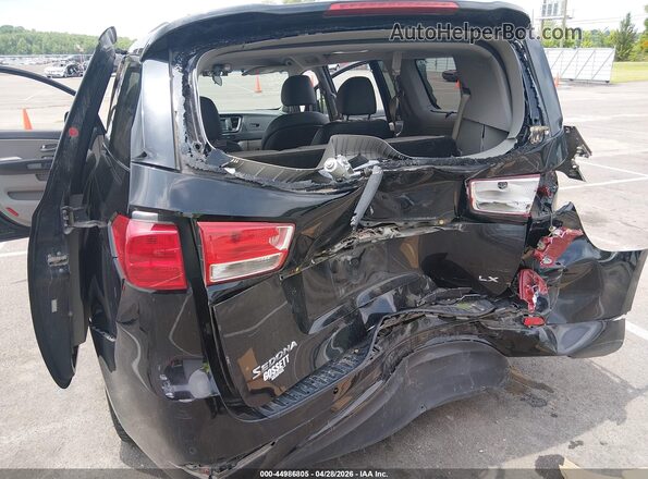 KNDMB5C16H6253894 2017 KIA SEDONA Black Вид спереду