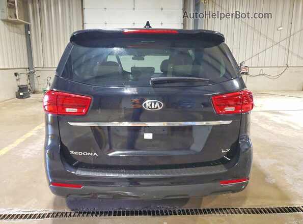 KNDMB5C16L6604831 2020 KIA SEDONA Black უკანა ხედი