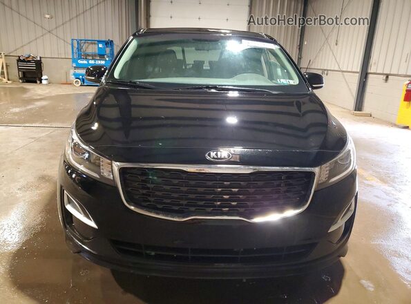 KNDMB5C16L6604831 2020 KIA SEDONA Black წინა ხედი