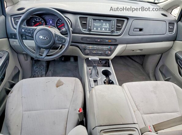 KNDMB5C16L6604831 2020 KIA SEDONA Black წინა პანელის ხედი