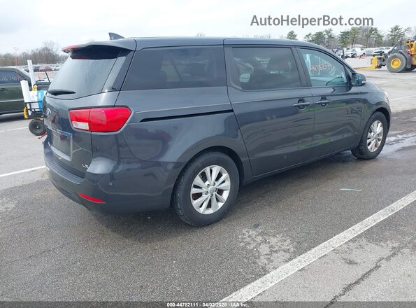 KNDMB5C17H6227403 2017 KIA SEDONA Gray Հետևի աջ