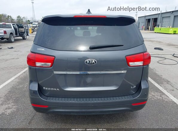 KNDMB5C17H6227403 2017 KIA SEDONA Gray 