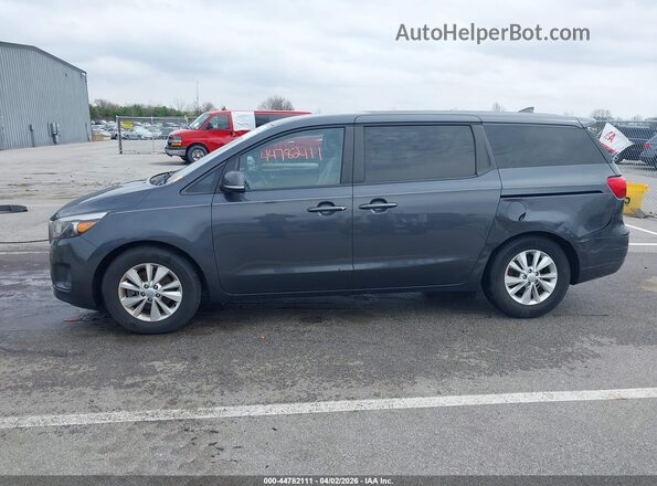 KNDMB5C17H6227403 2017 KIA SEDONA Gray Սալոնի 360 աստիճան տեսք