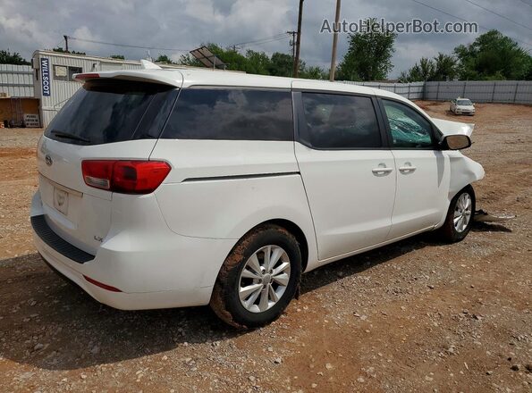 KNDMB5C18H6225546 2017 KIA SEDONA White უკანა მარჯვენა