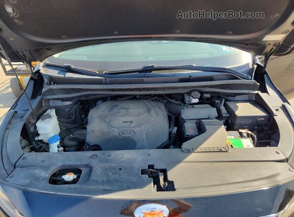 KNDMB5C18K6517673 2019 KIA SEDONA Black Engine compartment view