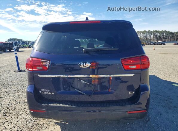 KNDMB5C18K6539818 2019 KIA SEDONA Blue Հետևի տեսք