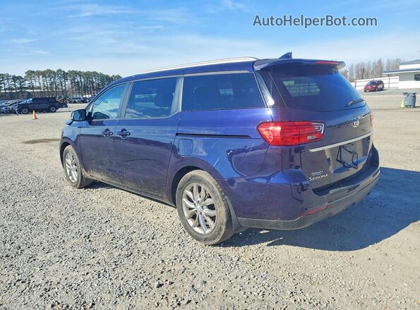KNDMB5C18K6539818 2019 KIA SEDONA Blue Հետևի ձախ