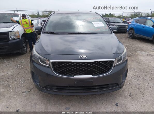 KNDMB5C19H6283780 2017 KIA SEDONA Green Вид спереду