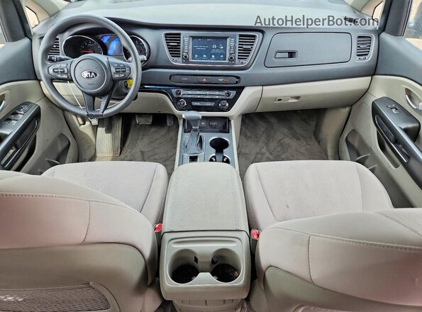 KNDMB5C19M6667312 2021 KIA SEDONA Gray წინა პანელის ხედი