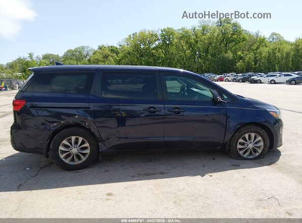 KNDMB5C19M6668122 2021 KIA SEDONA Blue Front view