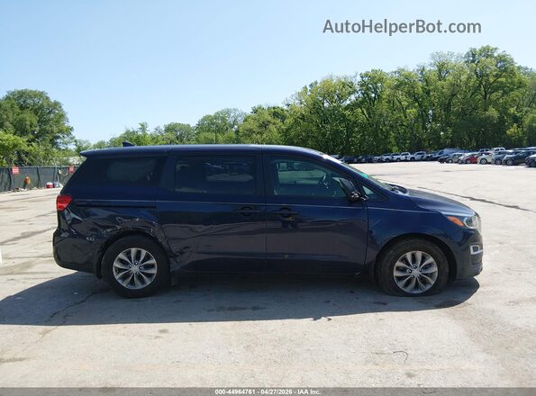 KNDMB5C19M6668122 2021 KIA SEDONA Blue Rear interior view