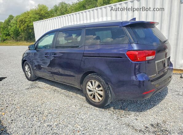 KNDMB5C1XJ6379813 2018 KIA SEDONA Blue Rear left