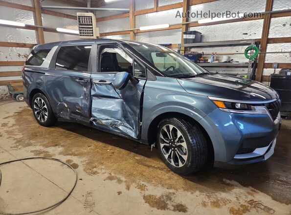 KNDNC5H31R6400989 2024 KIA CARNIVAL Teal Передня права чверть