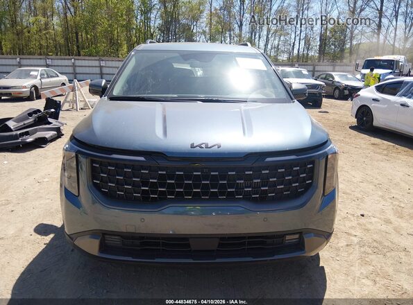 KNDNE5KA2S6078290 2025 KIA CARNIVAL MPV HYBRID Gray Widok wnętrza z tyłu