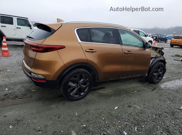 KNDP63AC5M7882500 2021 KIA SPORTAGE Brown Tył prawy