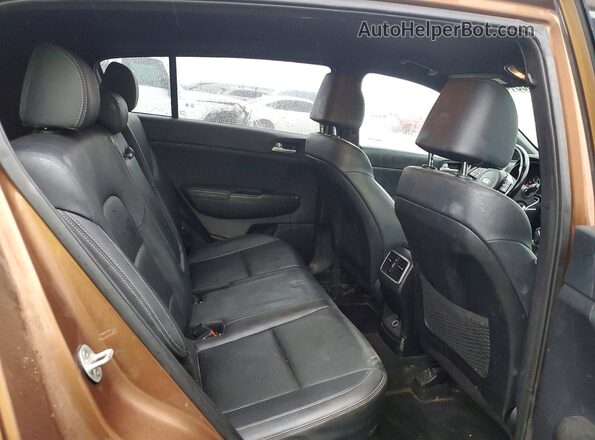 KNDP63AC5M7882500 2021 KIA SPORTAGE Brown Widok tylnych siedzeń