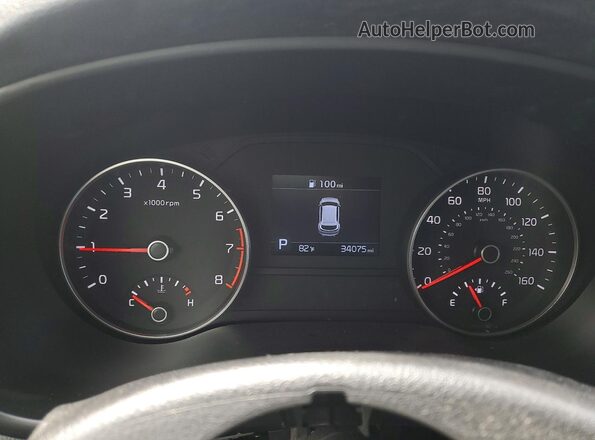 KNDP63AC6M7940775 2021 KIA SPORTAGE Blue Вид щитка приладів