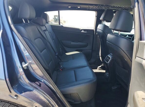 KNDP63AC6M7940775 2021 KIA SPORTAGE Blue Вид задньої частини салону