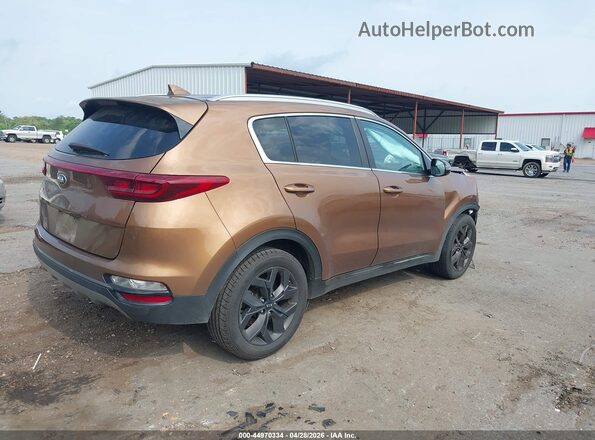 KNDP63AC7M7922768 2021 KIA SPORTAGE Brown Tył prawy