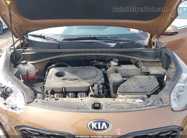 KNDP63AC7M7922768 2021 KIA SPORTAGE Brown Widok z tyłu
