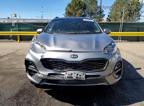 KNDP6CAC2L7781669 2020 KIA SPORTAGE Серый Вид спереди