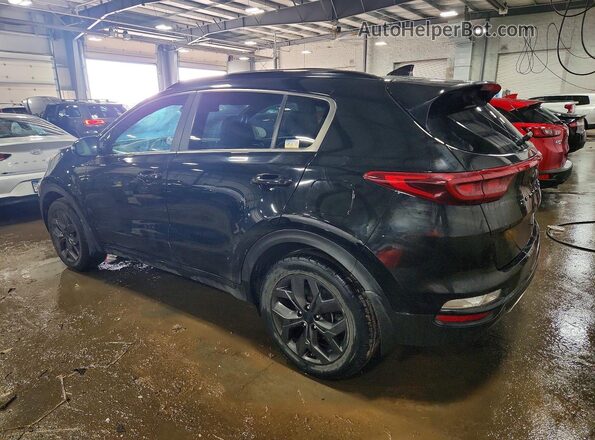 KNDP6CAC3M7850872 2021 KIA SPORTAGE Black Հետևի ձախ