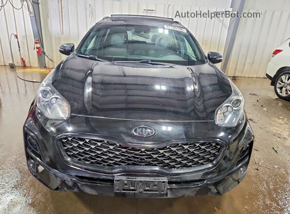 KNDP6CAC3M7850872 2021 KIA SPORTAGE Black Դիմացի տեսք