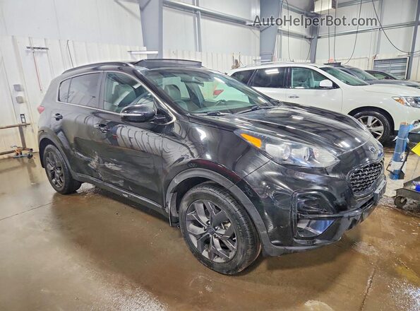 KNDP6CAC3M7850872 2021 KIA SPORTAGE Black Առջևի աջ