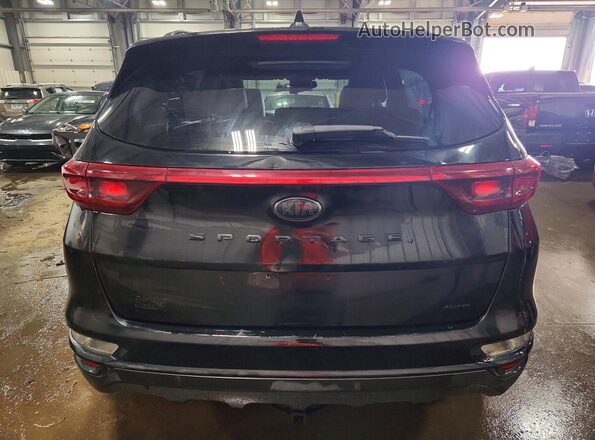 KNDP6CAC3M7850872 2021 KIA SPORTAGE Black Հետևի տեսք