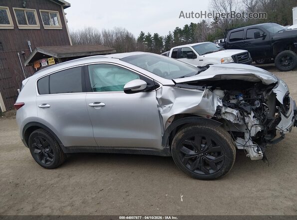 KNDP6CAC5M7849402 2021 KIA SPORTAGE Silver უკანა სალონის ხედი